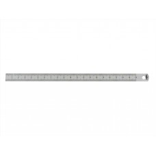 Flexibel stållinjal 2000 mm, skala i mm på både övre och undre kant/ satin krom