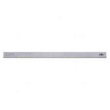 Stållinjal 1000 mm, rektangulärt tvärsnitt/ noggrannhet grad 0/ Rostfritt stål