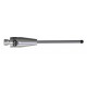 M2 Ø1,0 mm diamantbelagdkula, hårdmetallskaft, L 20 mm, effektiv arbetslängd (EWL) 12,5 mm